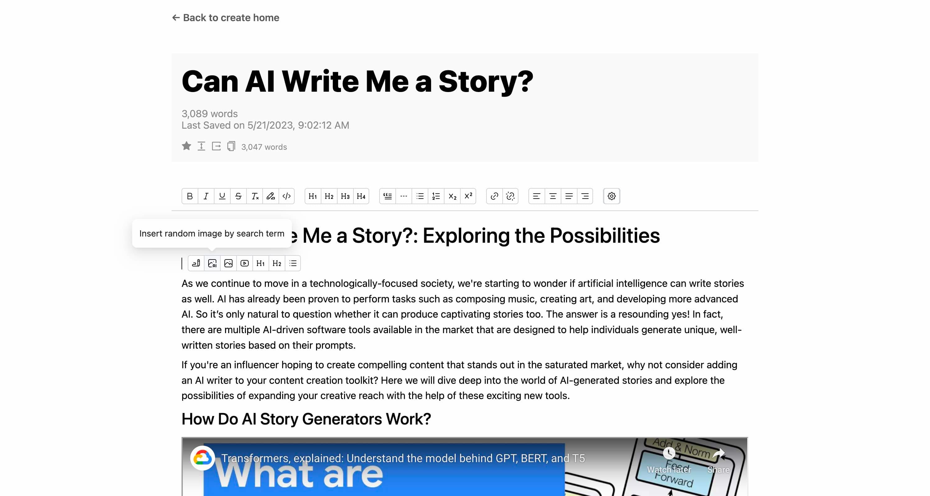 Can AI Write Me a Story? cover image